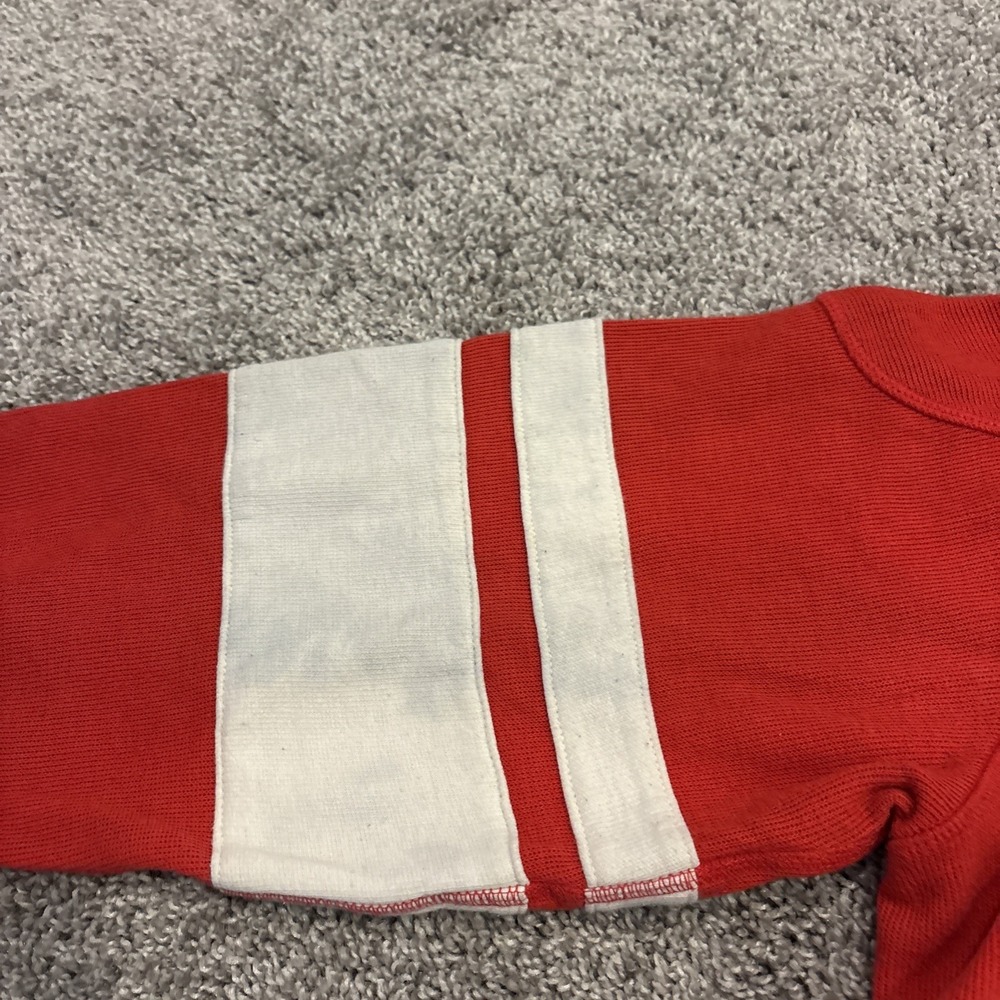 Detroit Red Wings Hockey Jersey Shirt Shersey NHL String Shirt CCM Size Large - Picture 3 of 14
